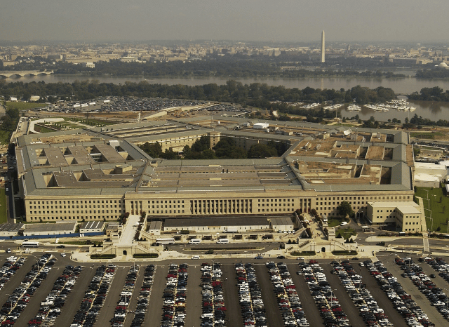 A panoramic view of the Pentagon