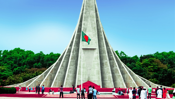 An important monument in Bangladesh