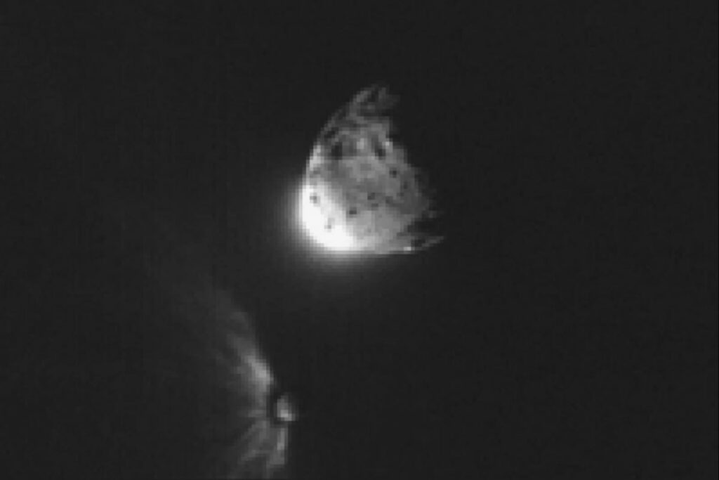 NASA Conducts Historic Defense Test by Colliding Spacecraft with Asteroid to Alter Its Trajectory